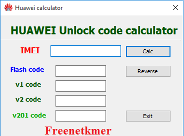 Huawei v4 and v5 unlock code calculator download